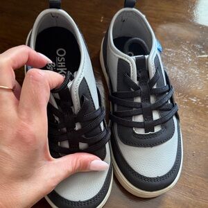 OshKosh B'gosh Black and Gray Kids' Sneakers